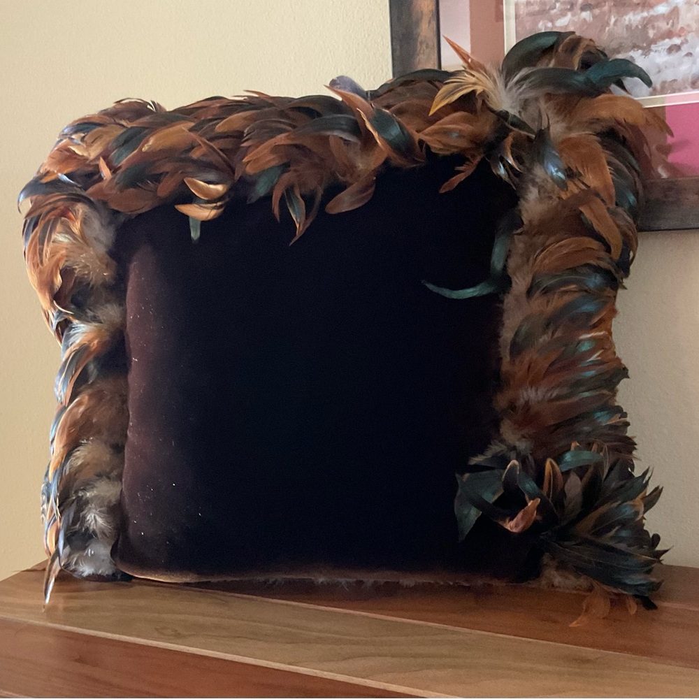 Double D Ranch Velvet Pillow - Picture 2 of 4
